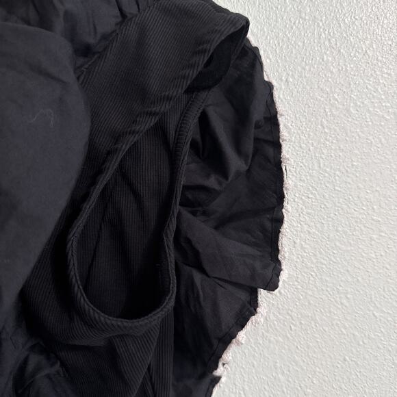 Anthropologie Oversized Ruffles Top Black Sleeveless Womens Size XS NWT - Picture 5 of 6